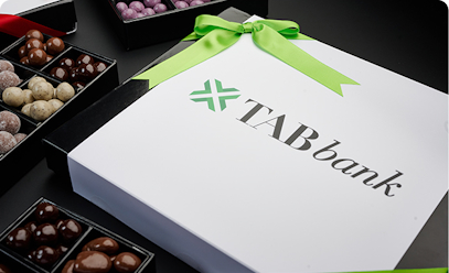 Bulk Orders image with the TAB Bank logo example with a lime green bow